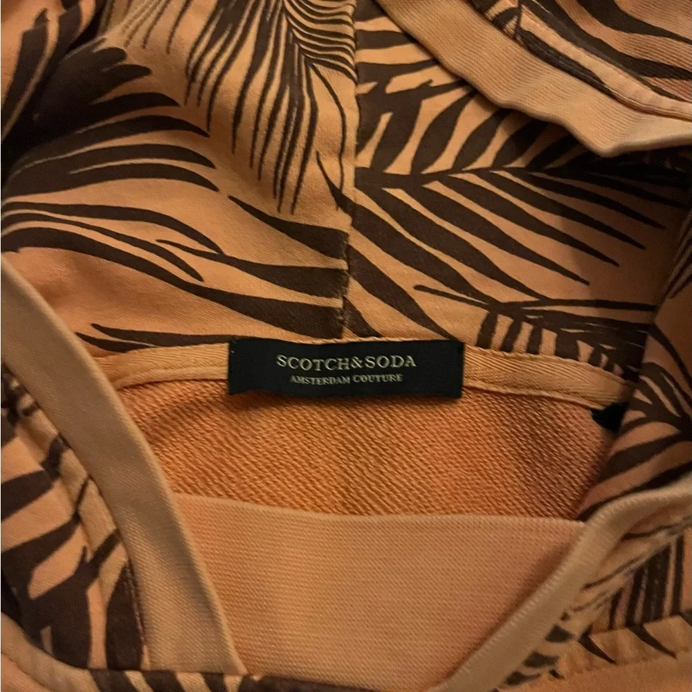 NWOT Scotch & Soda Sunset Palm Hoodie. Size M. - Picture 3 of 5